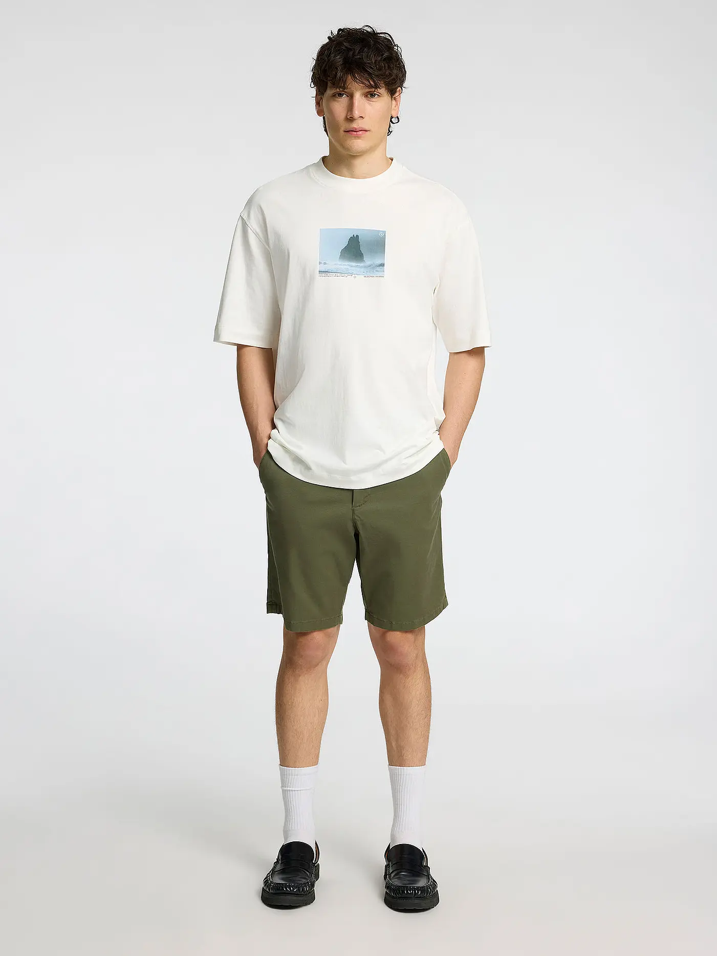 SELECTED | Shorts SLHSLIM-MILES | olive